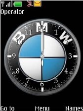 game pic for Clock - Bmw Logo